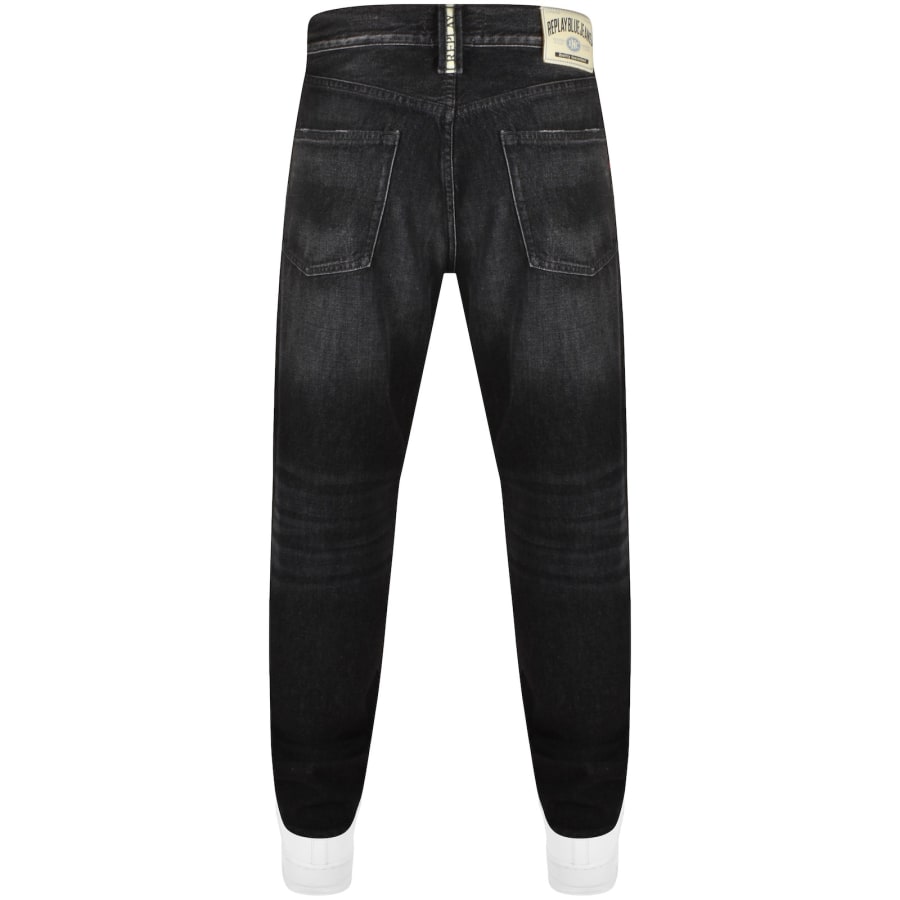 Replay M9Z1 Straight Jeans Dark Wash Black